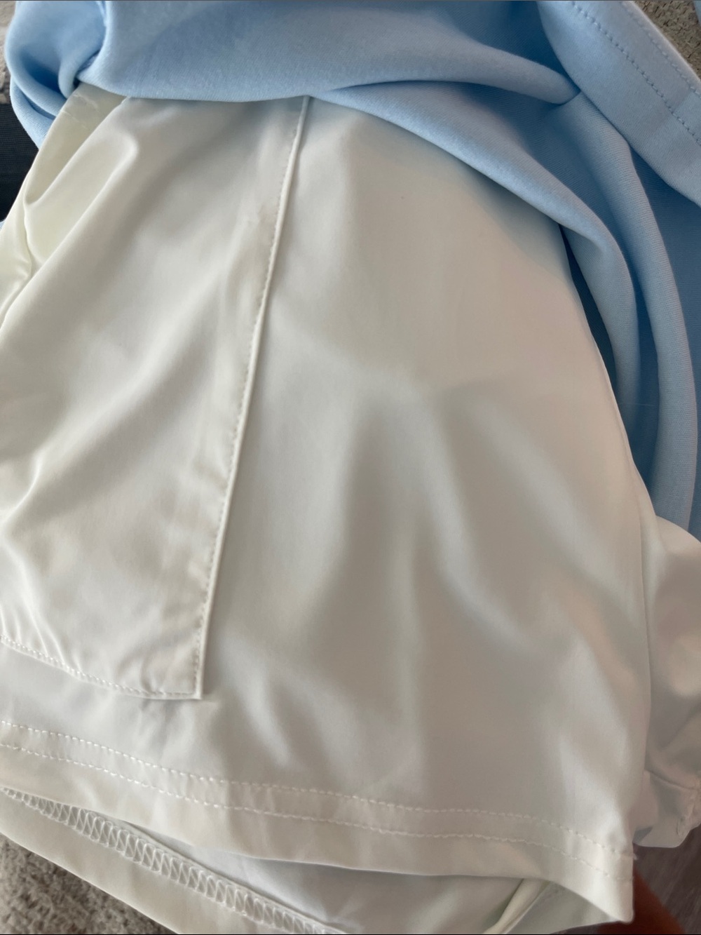 Light Blue Drawstring Skort - Picture 3 of 3